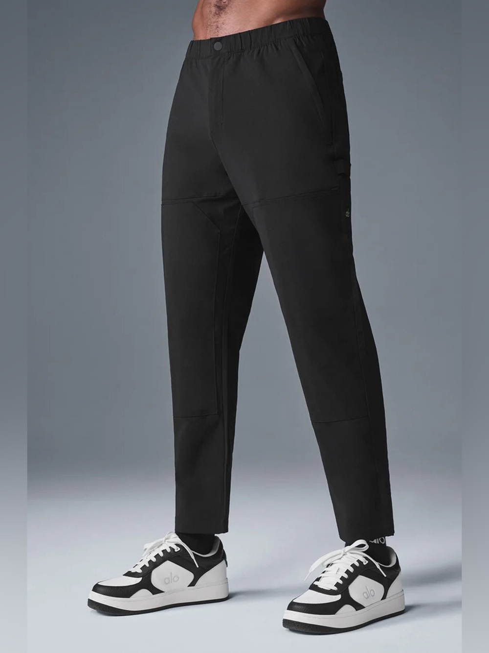 Alo Men’s Co-Op Carpenter Track Pant Black Medium